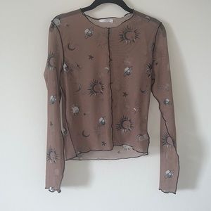 Star/moon long sleeve